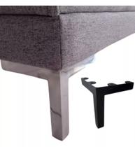 Kit Com 05 Pés Tripé De Alumínio 15cm Sofás Poltronas Móveis Em Geral Kit Com 05 Pés Tripé De Alumínio 15cm Sofás Poltronas Móveis Em Geral