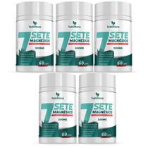 Kit Com 057Sete Magnésios Bisglicinato, Carbonato, Ascorbato, Taurato, Malato 60 Caps 500mg Tuttiflora Kit Com 057Sete Magnésios Bisglicinato, Carbonato, Ascorbato, Taurato, Malato 60 Caps 500mg Tuttiflora