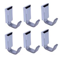 Kit com 06 Cabides Alumínio Classic - Cl3060 Ducon Metais Kit com 06 Cabides Alumínio Classic - Cl3060 Ducon Metais