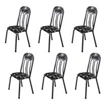 Kit com 06 Cadeiras 105x50cm Paris
