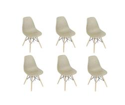 Kit com 06 Cadeiras De Jantar Eames Colmeia Fendi - BERING