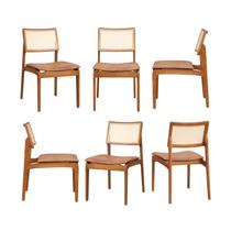 Kit com 06 Cadeiras Madeira Maciça Estela CabeCasa MadeiraOriginals