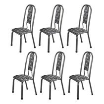 Kit com 06 Cadeiras para Sala de Jantar Fortaleza