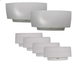 Kit Com 06 Caixas Espera passagem 02 Grande e 04 Pequenas Ar Condicionado Split