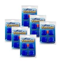 Kit Com 06 Clarificante Flocgel -hidroazul De 4 Cubos / 90g FLOC GEL Clarificante Para Piscina em Gel