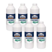 Kit com 06 Colas Branca Cascorez Universal PVA 1Kg HENKEL