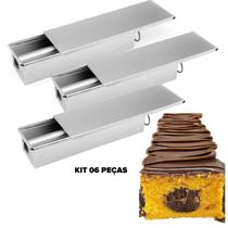 Kit com 06 Forma Calha com Tubo Aluminio