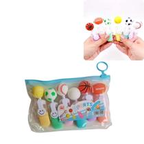 Kit com 06 Mini MarcaTexto Bolas de Esportes Kit com 06 Mini MarcaTexto Bolas de Esportes