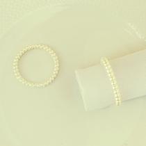 Kit com 06 ou 12 Argola de Guardanapo Perolas Para Casamento Mesa Posta Kit com 06 ou 12 Argola de Guardanapo Perolas Para Casamento Mesa Posta