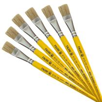 Kit Com 06 Pinceis Tigre Linha 815 Numero 18 Kit Com 06 Pinceis Tigre Linha 815 Numero 18