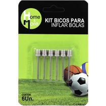 Kit Com 06 Unidades Bicos Para Inflar Bolas Profissional