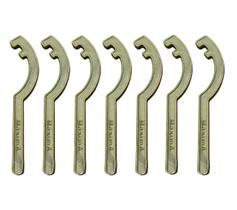 Kit Com 07 Chave Storz Em Latão Dupla 1.1/2 X 2.1/2 Hidrante