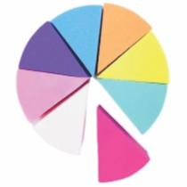 Kit com 08 Esponjas Para Maquiagem Formato Queijo Triângulo - para Base e Pó - PRODUTO LEGAL