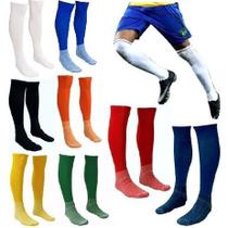 Kit Com 08 Meião De Futebol Futsal Moto Atoalhado Em Várias Cores Envio Imediato