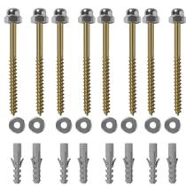 Kit com 08 Parafusos Para Vaso Bognar Latonado Kit com 08 Parafusos Para Vaso Bognar Latonado