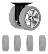 Kit Com 09 Protetor Silicone Para Rodas Mala, Maleta Bagagem Pronta Entrega Kit Com 09 Protetor Silicone Para Rodas Mala, Maleta Bagagem Pronta Entrega
