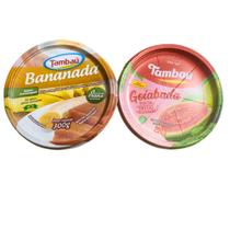 kit com 1 Bananada 250g e 1 Goiabada Tambau 250g