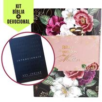 Kit com 1 Bíblia De Estudos Feminina + Devocional Intencionais Para Adolescentes