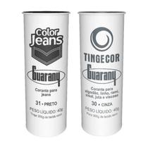 Kit com 1 Corante Tingecor Cinza + 1 Color Jeans Preto Guarany