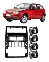 Kit Com 1 Moldura Painel + 4 Difusor Ar Gol G2 Bola 97 98 99