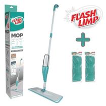Kit com 1 Mop Spray Fit Rodo Magico MOP0556 + 2 Refil Mop Spray Fit RMOP7800 Flash Limp