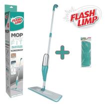 Kit com 1 Mop Spray Fit Rodo MOP0556 + 1 Refil Mop Spray Fit Lavável RMOP7800 Flash Limp