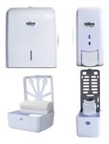 Kit Com 1 Porta Papel Toalha E 1 Porta Sabonete Liquido