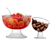 Kit Com 1 Taça Martine Grande 1 Taça Inclinada Grande