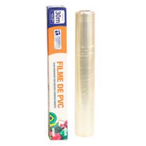 Kit com 1 unidade de filme PVC 28 centímetros por 30 metros Kit com 1 unidade de filme PVC 28 centímetros por 30 metros