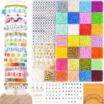 Kit com 10.000 Beads de Vidro Deinduser (3mm) para Fabricação de Pulseiras