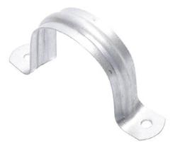Kit Com 10 Abracadeira Tipo U 1 Pol 25mm C/Paraf e Bucha Cod.1031