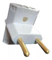 Kit Com 10 Adaptador Pino Universal Tomada Benjamim T 110v/220v