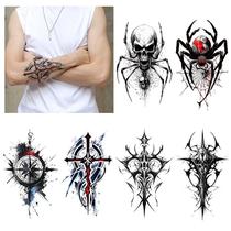 Kit com 10 adesivos de tatuagem de cicatriz falsa para Halloween