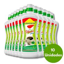 Kit Com 10 Adoçantes Lowçucar Plus Com Stevia Liquido 65ml