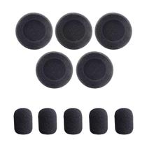 Kit Com 10 Almofadas de Espumas Para Headset Intelbras Hsb50 Chs55 Hsb40 Chs40