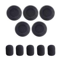 Kit Com 10 Almofadas de Espumas Para Headset Intelbras Hsb50 Chs55 Hsb40 Chs40