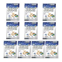 Kit Com 10 Antimofo Secar Kids 250g Antiumidade Eficaz Contra Bolor Fungos Mofo Mau Cheiro Umidade Para Guarda Roupa Closet Balcão Armário Fácil Usar