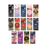 Kit com 10 aromatizante sortido big apple automotivo atacado