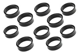 Kit com 10 Arruela Calco Nylon Polimero Aheadset 10Mm Preto Kit com 10 Arruela Calco Nylon Polimero Aheadset 10Mm Preto