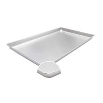 Kit com 10 Assadeiras Lisa Estampada Alumínio 58x70 - Imeca.