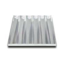 Kit com 10 Assadeiras Onduladas 58x70 c/ 6 Ondas Alumínio - Modelo Fit - Imeca.