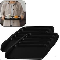 Kit com 10 Bandejas Multiuso Retangular 35,8x23,6 cm Resistente Restaurante Self Service Fast Food Kit com 10 Bandejas Multiuso Retangular 35,8x23,6 cm Resistente Restaurante Self Service Fast Food