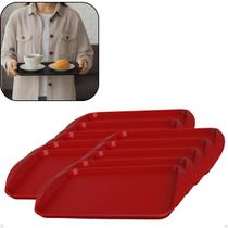 Kit com 10 Bandejas Multiuso Retangular 35,8x23,6 cm Resistente Restaurante Self Service Fast Food Kit com 10 Bandejas Multiuso Retangular 35,8x23,6 cm Resistente Restaurante Self Service Fast Food