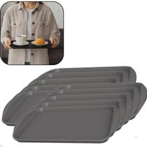 Kit com 10 Bandejas Multiuso Retangular 35,8x23,6 cm Resistente Restaurante Self Service Fast Food Kit com 10 Bandejas Multiuso Retangular 35,8x23,6 cm Resistente Restaurante Self Service Fast Food