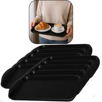 Kit com 10 Bandejas Multiuso Retangular 35,8x23,6 cm Resistente Restaurante Self Service Fast Food Kit com 10 Bandejas Multiuso Retangular 35,8x23,6 cm Resistente Restaurante Self Service Fast Food