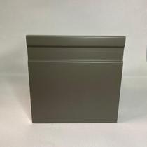 Kit com 10 Barras Rodapé de Poliestireno 10cmX15mm Frisado Color 24m