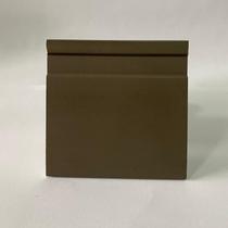 Kit com 10 Barras Rodapé de Poliestireno 10cmX15mm Frisado Color 24m