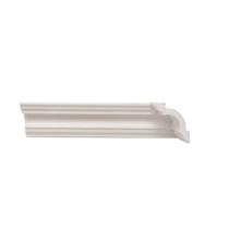 Kit com 10 Barras Rodateto de Poliestireno 5CMX50MM Liso 20m Branco Kit com 10 Barras Rodateto de Poliestireno 5CMX50MM Liso 20m Branco
