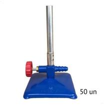 Kit com 10 Bico de Bunsen com Registro para Gás e Reg. para Entrada de Ar 11mmx15cm - Metalic 050