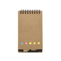 Kit com 10 Bloco De Anotações Ecológico Com Caneta